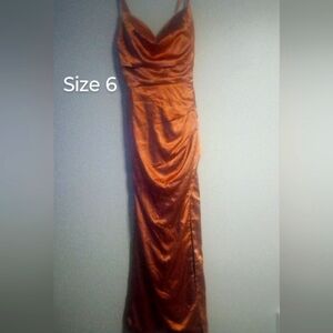 Elegant Satin Evening Dress